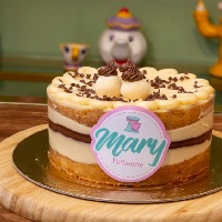 imagemBolo Gourmet Inteiro Ninho Com Nutella (15 fatias)