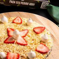 imagemPizzas Doces - Brotos 25 cm e Médias 30 cm.
