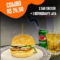imagemSan chicken + Refri lata