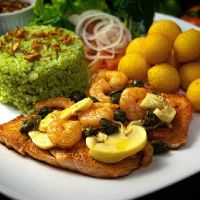 imagem do produto: Filé de Salmão ao Molho de Alcaparras e Camarões