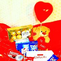 imagem do produto: Cesta de Chocolate Romântica 