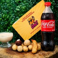 imagemCombo Matador 3* 100 Salgadinho + Coca Cola600ml