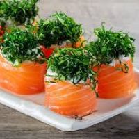 imagemSushi Salmão palha de couve (6 unid) 