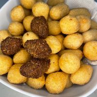 imagem100 mini salgadinhos - frito