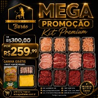 imagemKIT PREMIUM (GRÁTIS UM KIT HAMBÚRGUER) 🍔 
