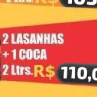 imagemcombo de 02 lasanha e 01 coca cola 2lt