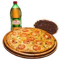 imagem do produto: Pizza Mega Gigante 50cm + Refrigerante + Broto Doce