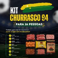 imagemKIT CHURRASCO 94 P/16 PESSOAS