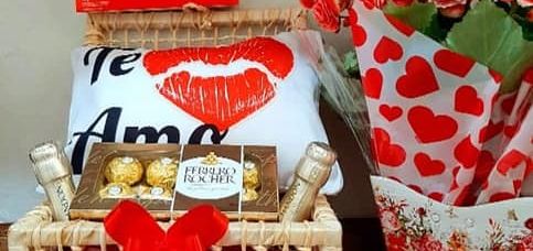 imagem do produto: Cesta Romântica - Te Amo