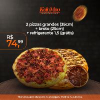 imagem2 Pizzas Grandes 35cm + Broto Doce 25cm + Refri 1,5L