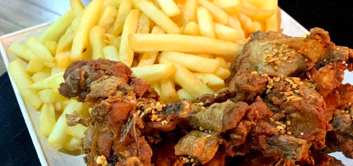 imagem do produto: Frango à Passarinho + Batata Frita