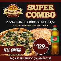 imagemPizza Grande + Broto +  refri 1 l
