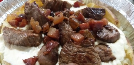 imagem do produto: Batata Recheada Filé ao Gorgonzola