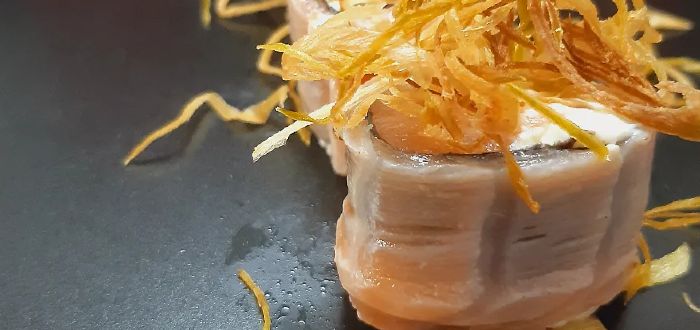 imagem do produto: Sushi sakefray flambado (4) peças 