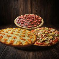 imagemCombo 2 Pizzas Famílias 35cm, Ganhe 1 pizza Doce