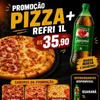 imagemPROMOÇAO PIZZA + REFRI 1L