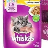 imagemWHISKAS FRANGO FILHOTES MOL SALSA SCH 85G