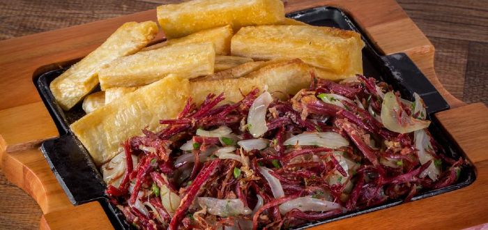 imagem do produto: Porção de Carne Seca com batata 