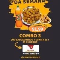 imagemCombo 200 salgadinhos 