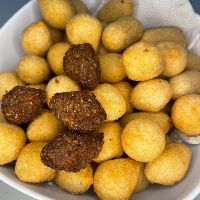 imagem50 mini salgadinhos - frito