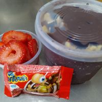imagem(promoção de Inverno) Açaí 400ml +1 Tortuguita +1 Pote de Frutas 