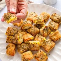 imagemMini joelho de queijo com presunto veg - (Pacote com 5 unidades)