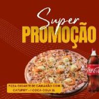 imagemPizza Gigante de Camarão + Coca Cola 2L