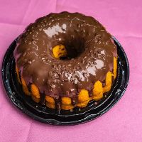 imagemBolo de cenoura com chocolate
