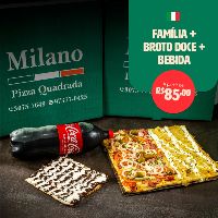 imagemPizza Família (12 fatias) até 2 sabores + broto doce (4 fatias) + bebida 2 L