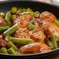 imagemFrango com Quiabo/Arroz