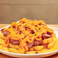 imagem do produto: Batata com cheddar e calabresa