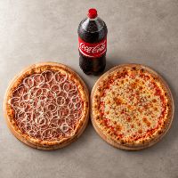imagemMesa Cheia | 2 Pizzas 40 cm + Refrigerante 2 L