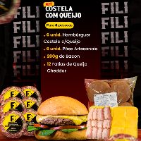 imagem do produto: FILIBURGUER COSTELA C/ QUEIJO 6 PESSOAS