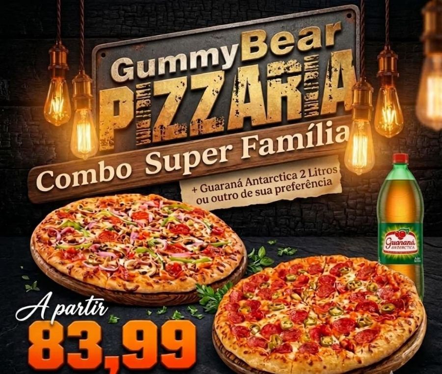 imagemCombo Super Família 2 pizza 8 fatias  + Refrigerante 2L 