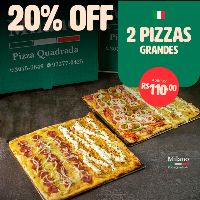 imagem2 Pizzas Grandes com 20% Off