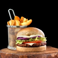 imagemEscolha 1 Burger + 1 Batata Canoa 