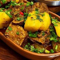 imagemRabada com batata Cozida e Agrião