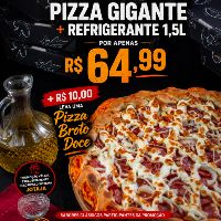imagemPizza Gigante + Refrigerante 1,5L