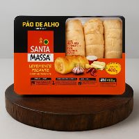 imagemPÃO DE ALHO SANTA MASSA C/ PIMENTA 