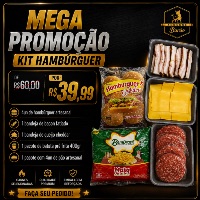 imagemKit Hambúrguer Artesanal R$39,99