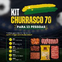 imagemKIT CHURRASCO 70 P/13 pessoas 