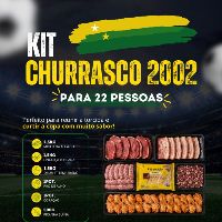 imagemKIT CHURRASCO 2002  P/22 PESSOAS 