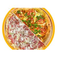 imagemPizza 40 cm 1/2 Calabresa 1/2 Marguerita