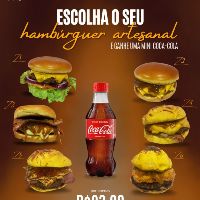 imagemBurguer Artesanal + Mini Coca Cola