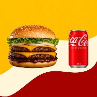 imagemDuplo X Picanha + Coca Cola Lata 310 ml