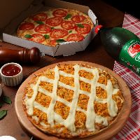 imagemPROMOÇÃO 2 PIZZAS 35CM + REFRIGERANTE 2L OU SUCO 1L
