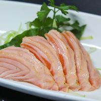 imagemSashimi salmão trufado com flor de sal