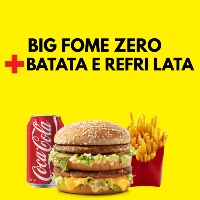 imagemCombo Big Fome Zero (batata + refrigerante lata)
