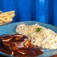 imagemMedalhão de Filé Mignon + Brigadeiro de Colher