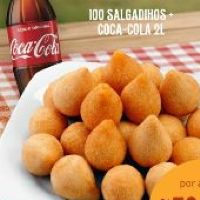imagem100 Salgadinhos + 1 Coca cola 2l